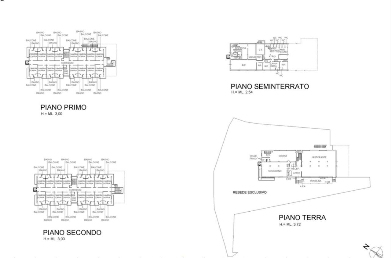 Albergo in , Palazzuolo Sul Senio, {3} - Planimetria 1