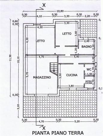 Rustico in vendita, Via Quattro Caselli, Pisticci - Planimetria 1