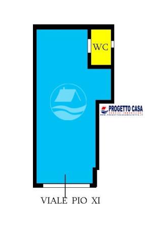 Negozio in Viale Pio XI 9d, Molfetta, {3} - Planimetria 1