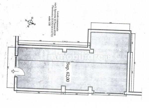 Negozio in Via Silvio Spaventa 42, Pescara, {3} - Planimetria 1