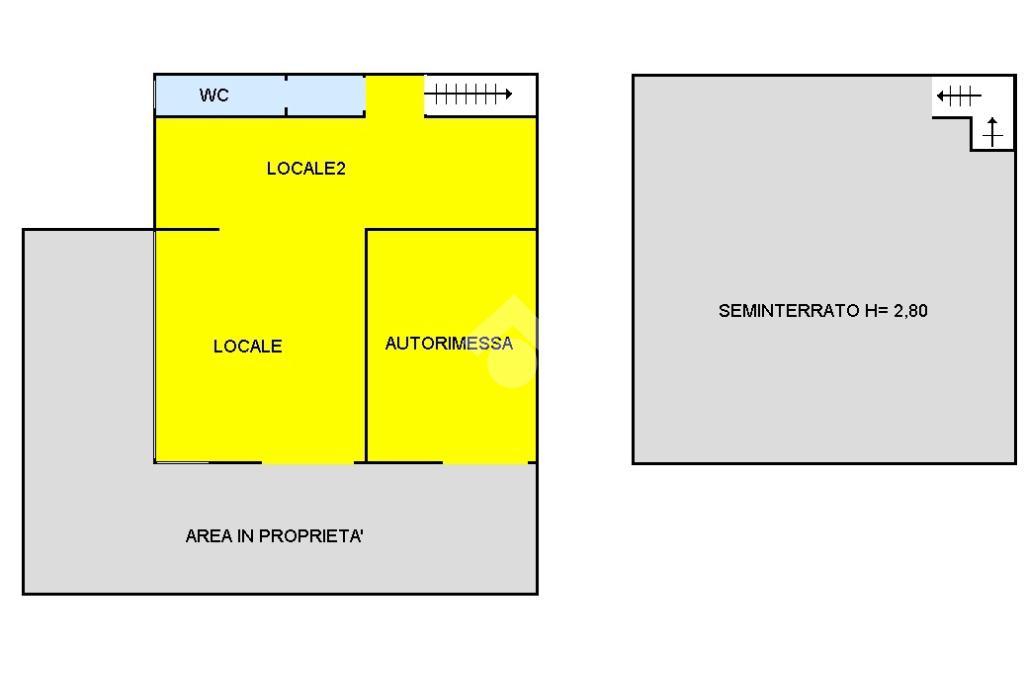 Negozio in Via Vittorio Veneto 51, Curti, {3} - Planimetria 1