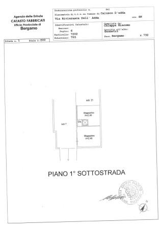 Magazzino in Via Rivierasca dell'Adda 348, Calusco D'Adda, {3} - Planimetria 1
