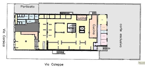 Negozio in Via Corsica 201, Brescia, {3} - Planimetria 1