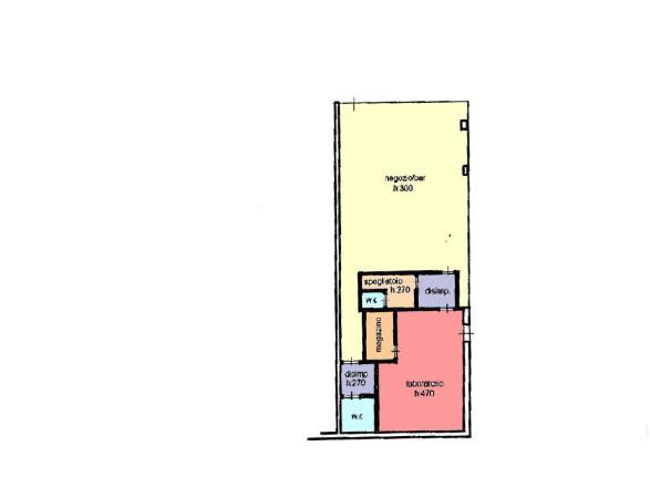 Negozio in Corso Luigi Bazoli 44, Brescia, {3} - Planimetria 1