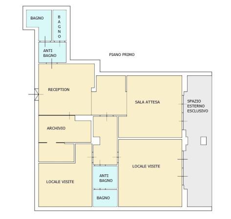 Ufficio in Borgo Pietro Wuhrer 79, Brescia, {3} - Planimetria 1