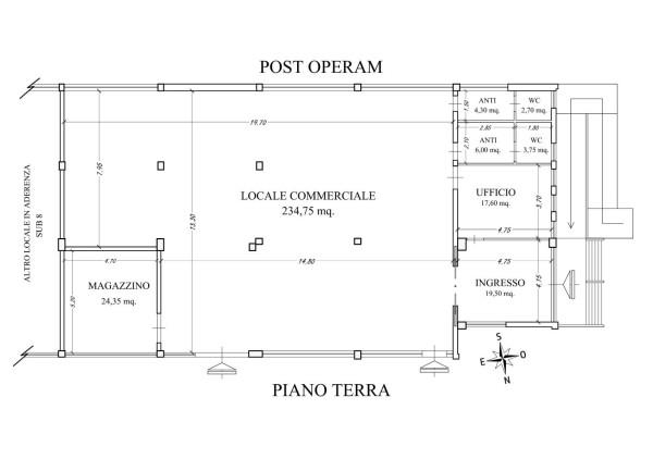 Negozio in Via Chiappitto, Alatri, {3} - Planimetria 1
