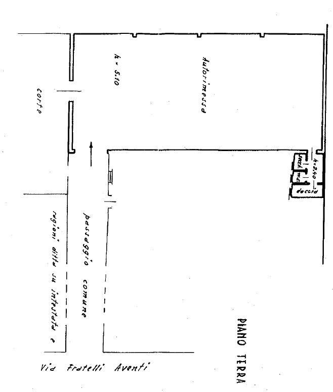 Capannone in Via Fratelli Aventi, Ferrara, {3} - Planimetria 1