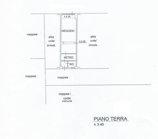 Negozio in Via Silvio Pellico, Rescaldina, {3} - Planimetria 1