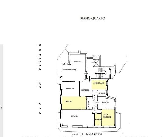 Ufficio in Via Vittorio Emanuele II 60, Brescia, {3} - Planimetria 1