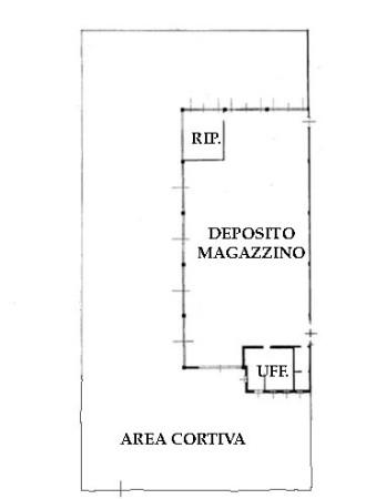 Capannone in Via Arnoldo Mondadori 3, Poggio Rusco, {3} - Planimetria 1