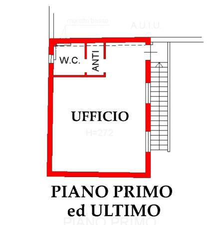 Ufficio in Via Roberto Ardigò 20, Moglia, {3} - Planimetria 1
