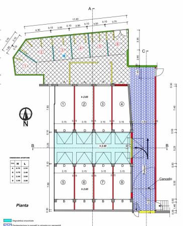 Magazzino in Via Guglielmo Marconi, Vallecrosia, {3} - Planimetria 1