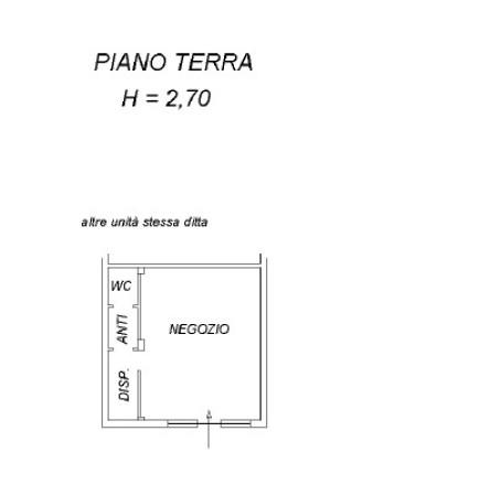 Alimentari in Corso Risorgimento, Porto Viro, {3} - Planimetria 1