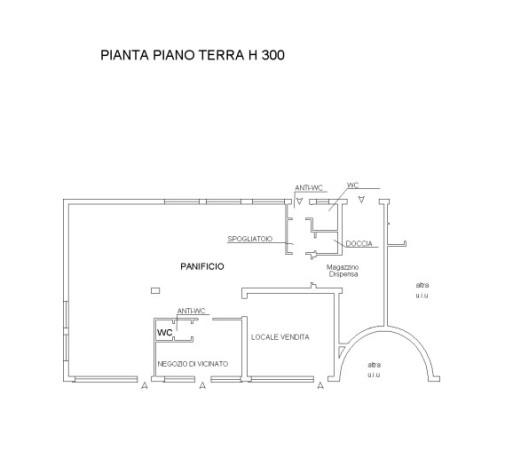 Negozio in Via Cristoforo Colombo, Porto Tolle, {3} - Planimetria 1