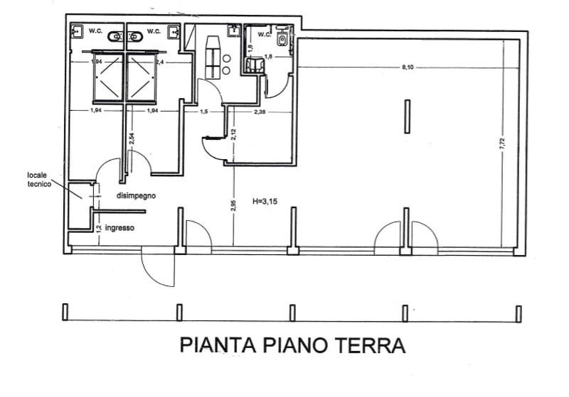 Negozio in , Asciano, {3} - Planimetria 1