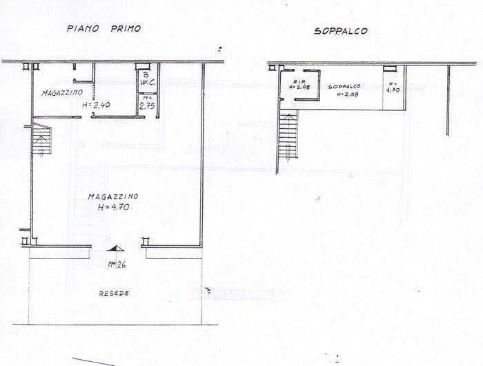Negozio in Zona Viale Toselli, Siena, {3} - Planimetria 1
