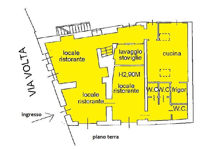 Bar in Via Volta 19, Canzo, {3} - Planimetria 1