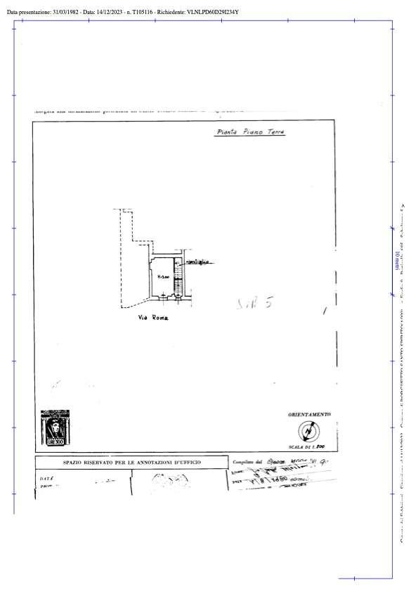 Negozio in Via Roma, Borghetto Santo Spirito, {3} - Planimetria 1