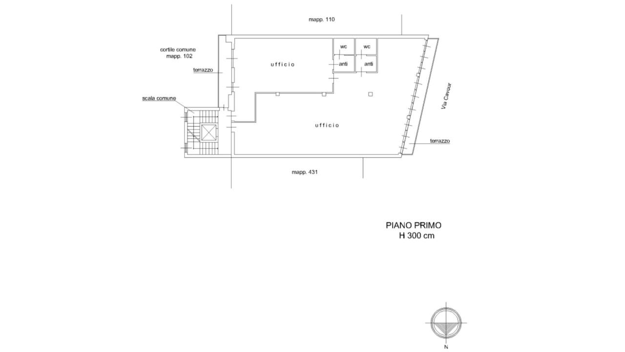 Ufficio in Via XXV Aprile, 13 20833, Giussano, {3} - Planimetria 1