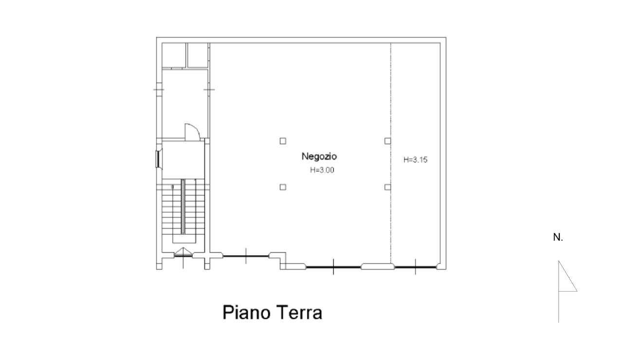 Negozio in Via l. Paolucci, 14, 63076, Monteprandone, {3} - Planimetria 1
