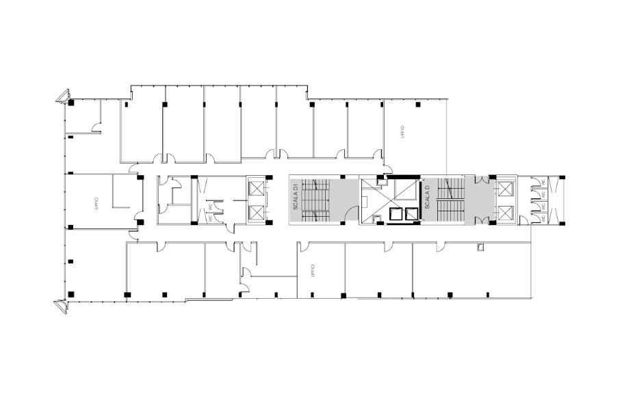 Ufficio in Via Ostiense, 131l, 00154, Roma, {3} - Planimetria 1