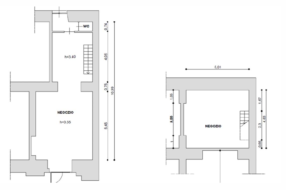 Negozio in Via Torino, 119, 00184, Roma, {3} - Planimetria 1