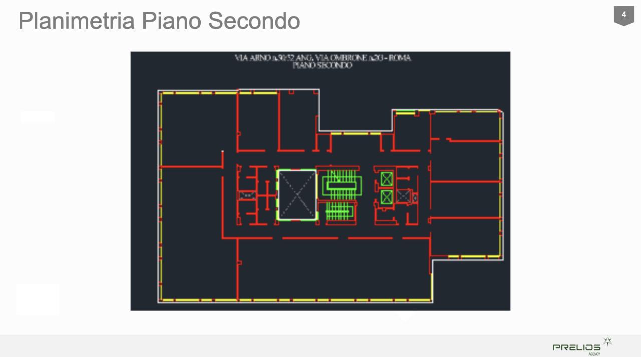Ufficio in Via Ombrone 2g, Roma, {3} - Planimetria 1