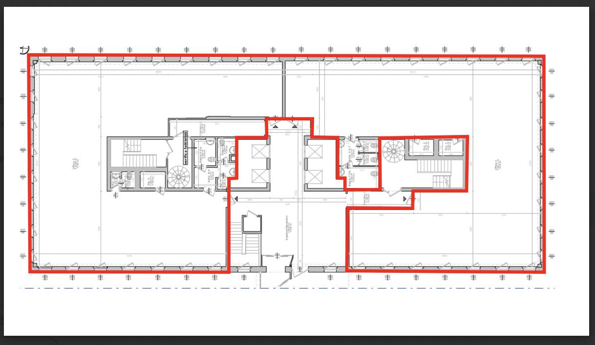 Ufficio in Via Rombon 11, Milano, {3} - Planimetria 1