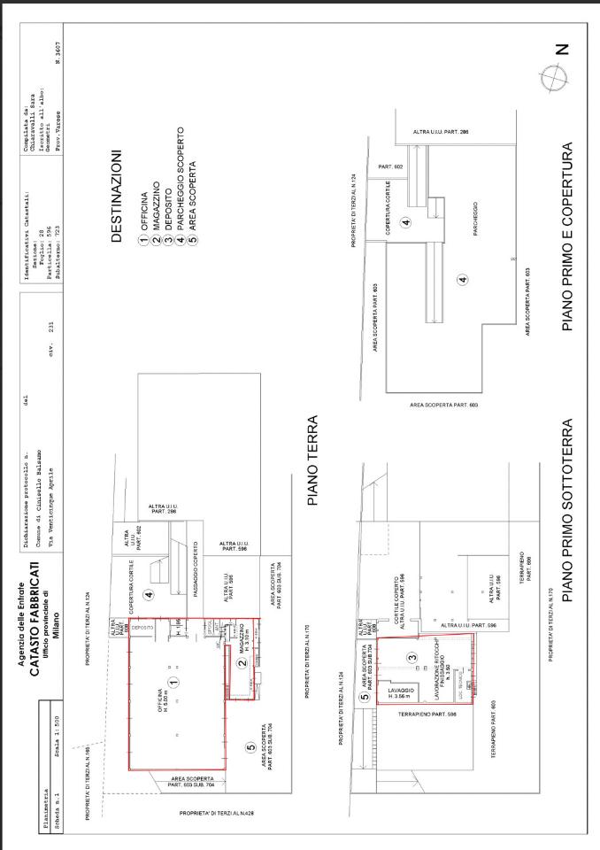 Magazzino in Via XXV Aprile 231, Cinisello Balsamo, {3} - Planimetria 1