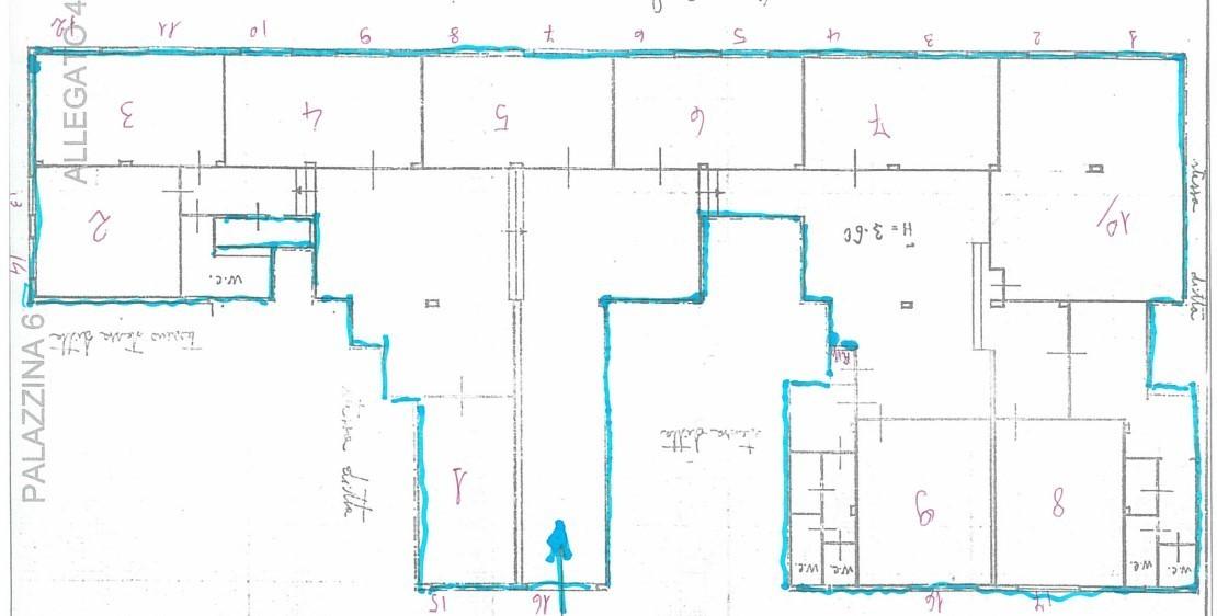 Palazzina commerciale in Via Toscana 13, Siracusa, {3} - Planimetria 1