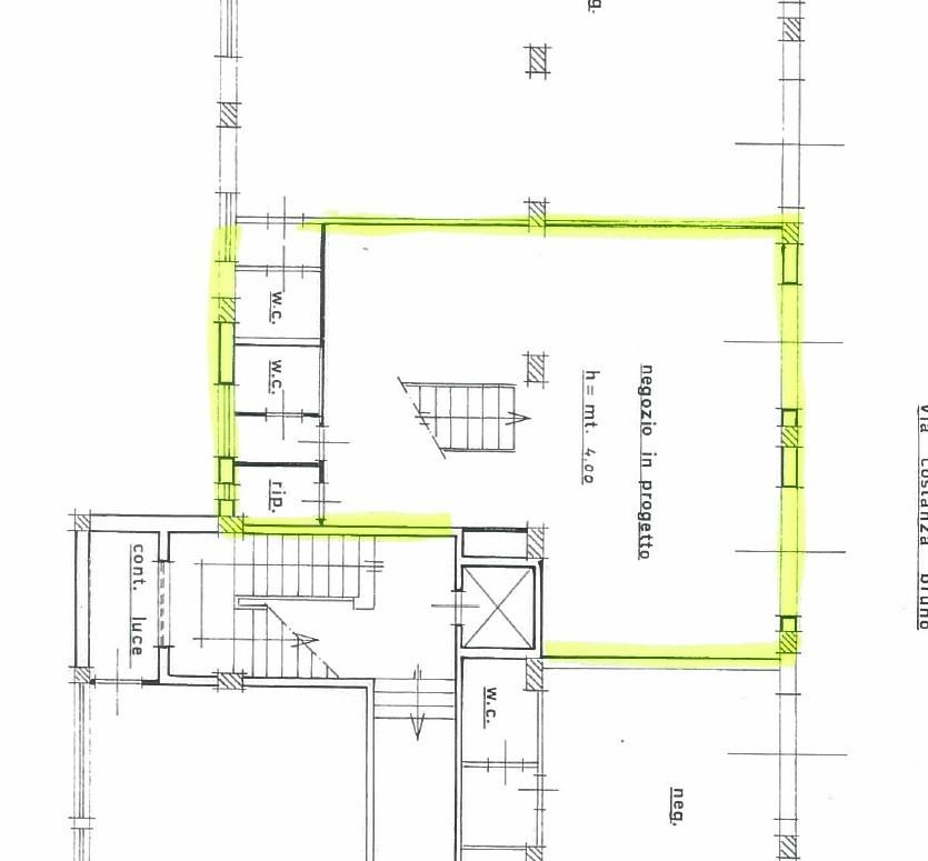 Palazzina commerciale in Costanza Bruno  38, Siracusa, {3} - Planimetria 1