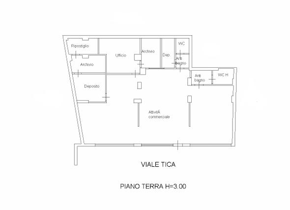 Palazzina commerciale in Viale Tica 44, Siracusa, {3} - Planimetria 1