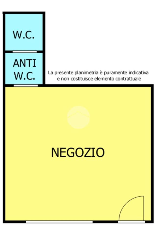 Negozio in Via Verolengo 68, Torino, {3} - Planimetria 1