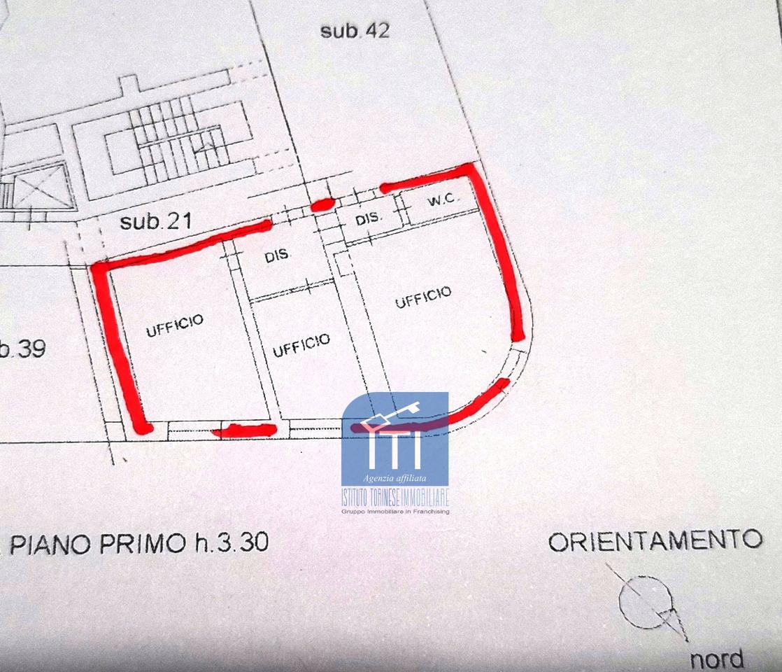 Ufficio in Via del Carmine Snc, Cassino, {3} - Planimetria 1