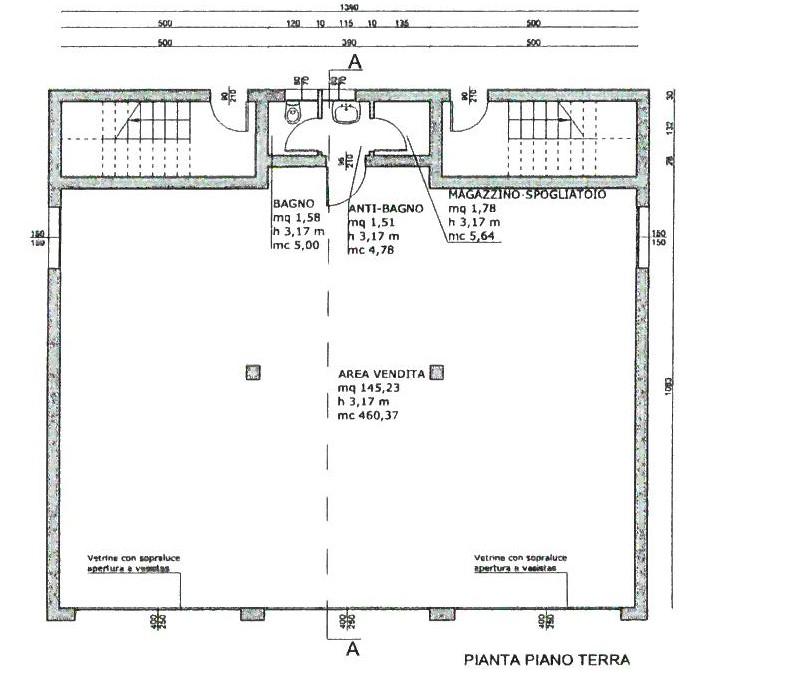 Negozio in Via Scapacchiò, Saccolongo, {3} - Planimetria 1