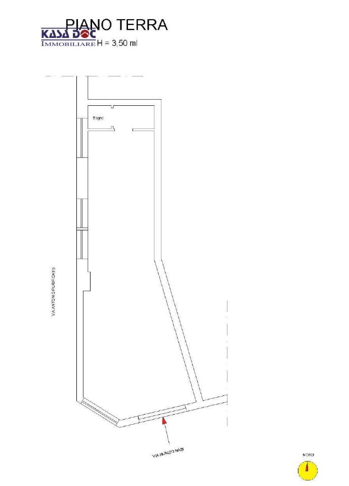Negozio in Via N. Nasi, Catanzaro, {3} - Planimetria 1