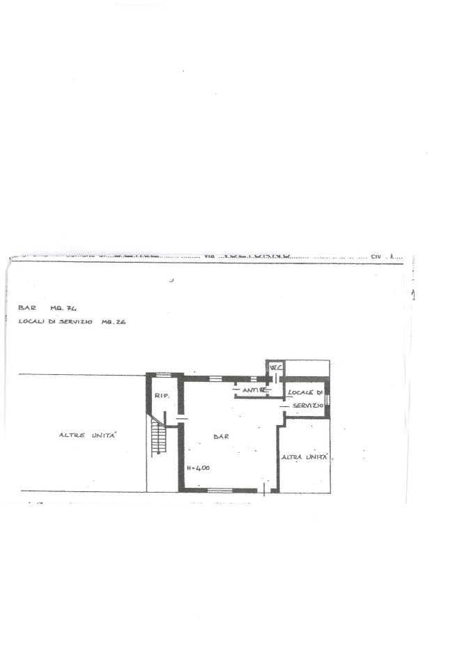 Negozio in Via Volturno, Udine, {3} - Planimetria 1