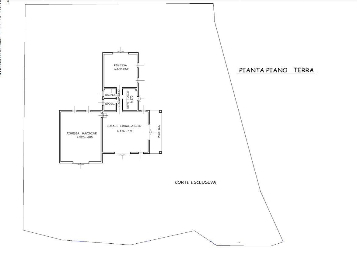 Capannone in Via Barleda, Sasso Marconi, {3} - Planimetria 1