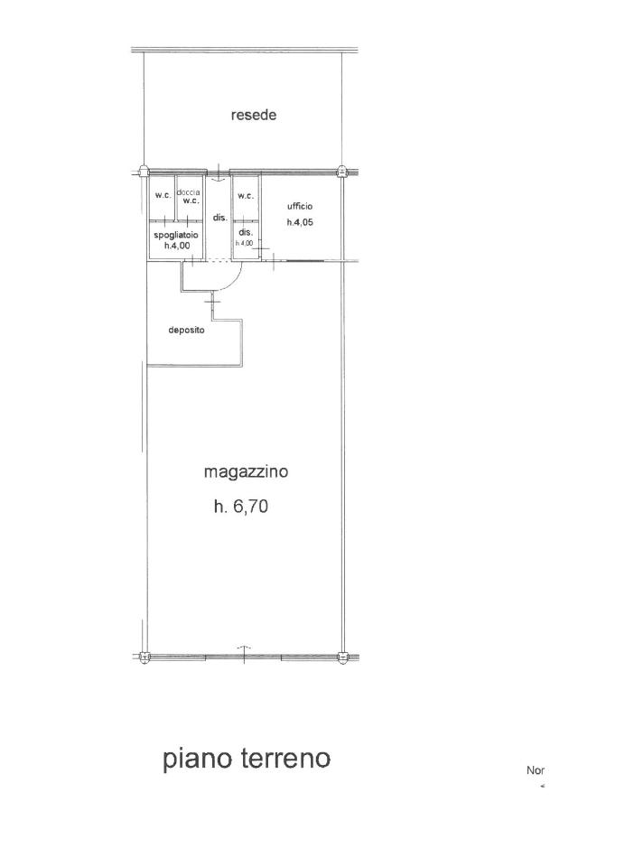 Capannone in , Montelupo Fiorentino, {3} - Planimetria 1