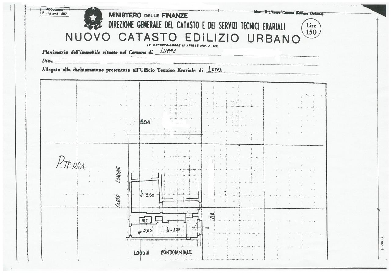 Locale commerciale in a S. Giorgio 44, Lucca, {3} - Planimetria 1