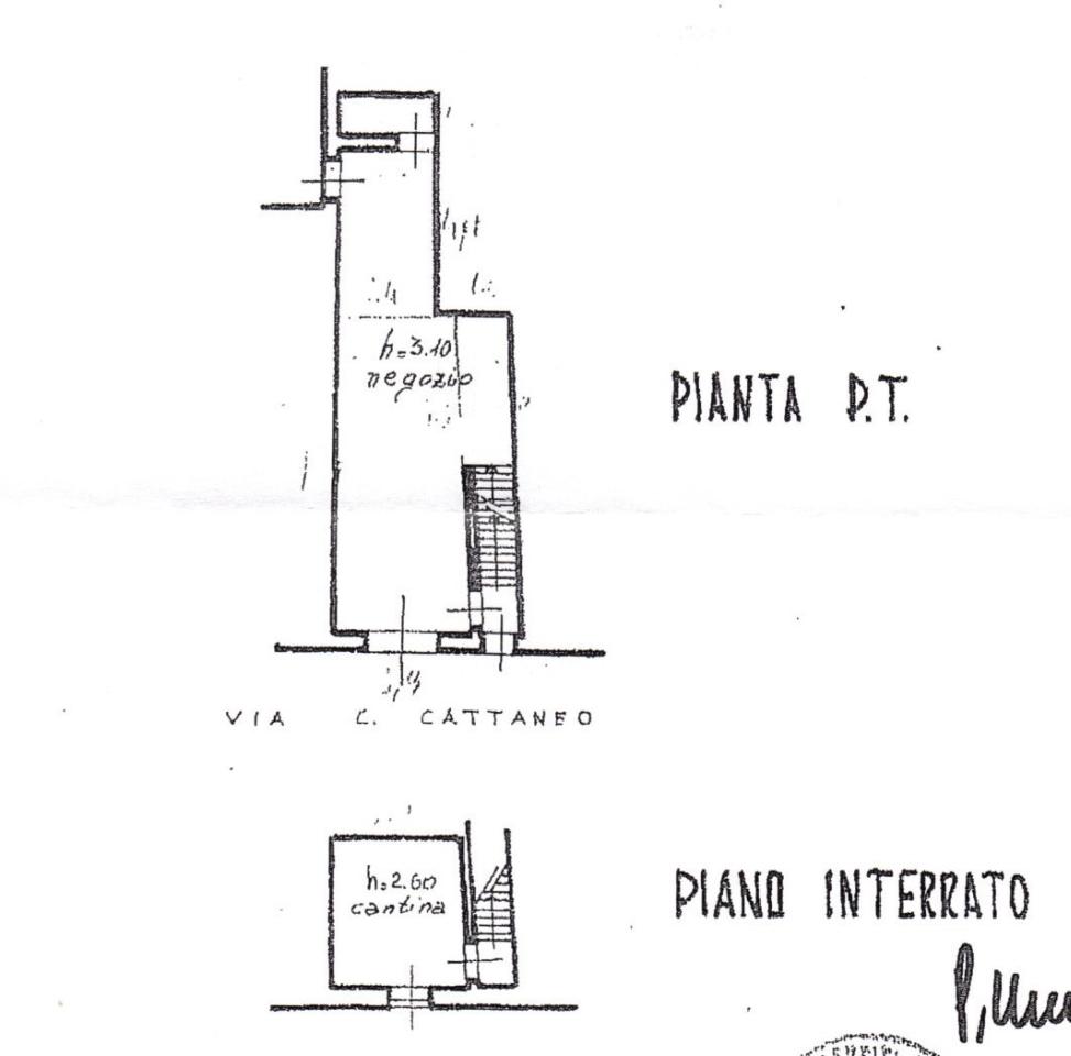 Palazzina commerciale in Via Carlo Cattaneo 46, Brescia, {3} - Planimetria 1