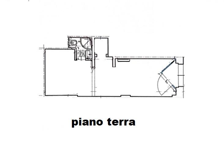 Negozio in dei Rossi, Siena, {3} - Planimetria 1