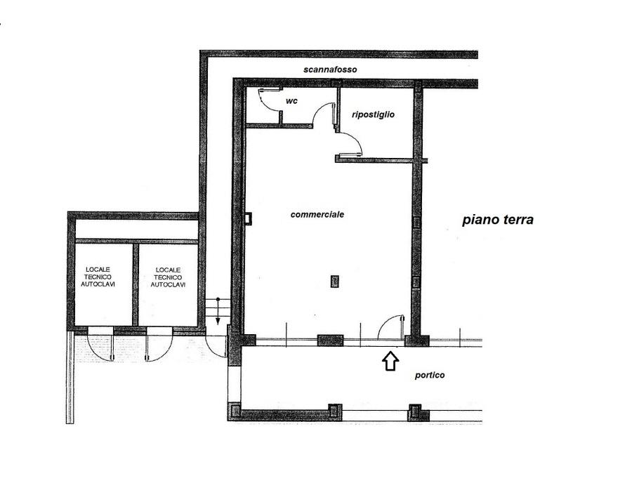 Negozio in , Monteroni D'Arbia, {3} - Planimetria 1