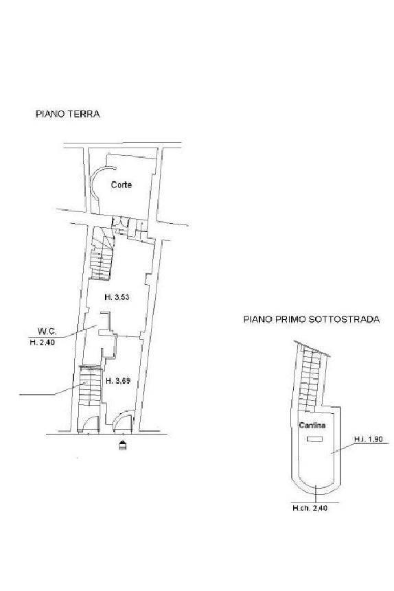 Palazzina commerciale in vendita, Pian dei Mantellini,  53100, Siena - Planimetria 1