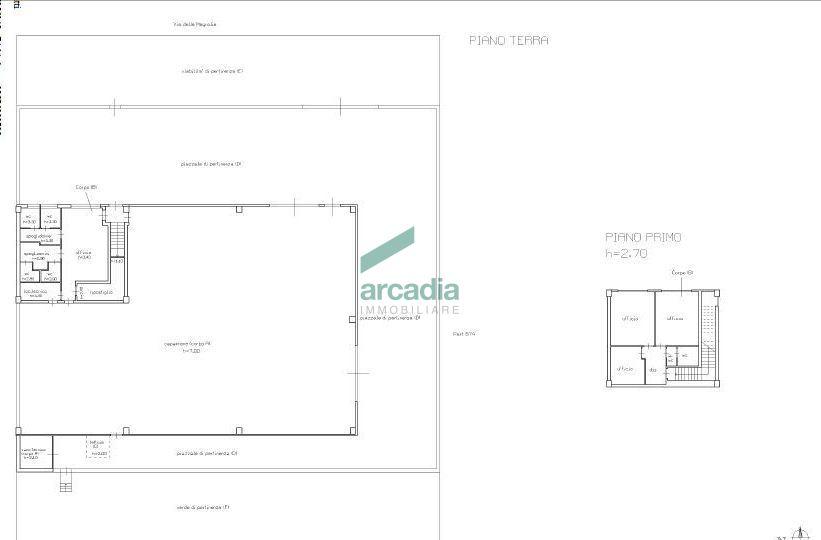 Capannone in Via delle Magnolie 8, Modugno, {3} - Planimetria 1