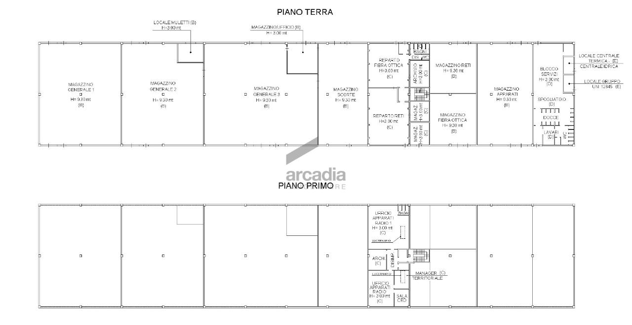 Capannone in Via delle Violette 10, Modugno, {3} - Planimetria 1