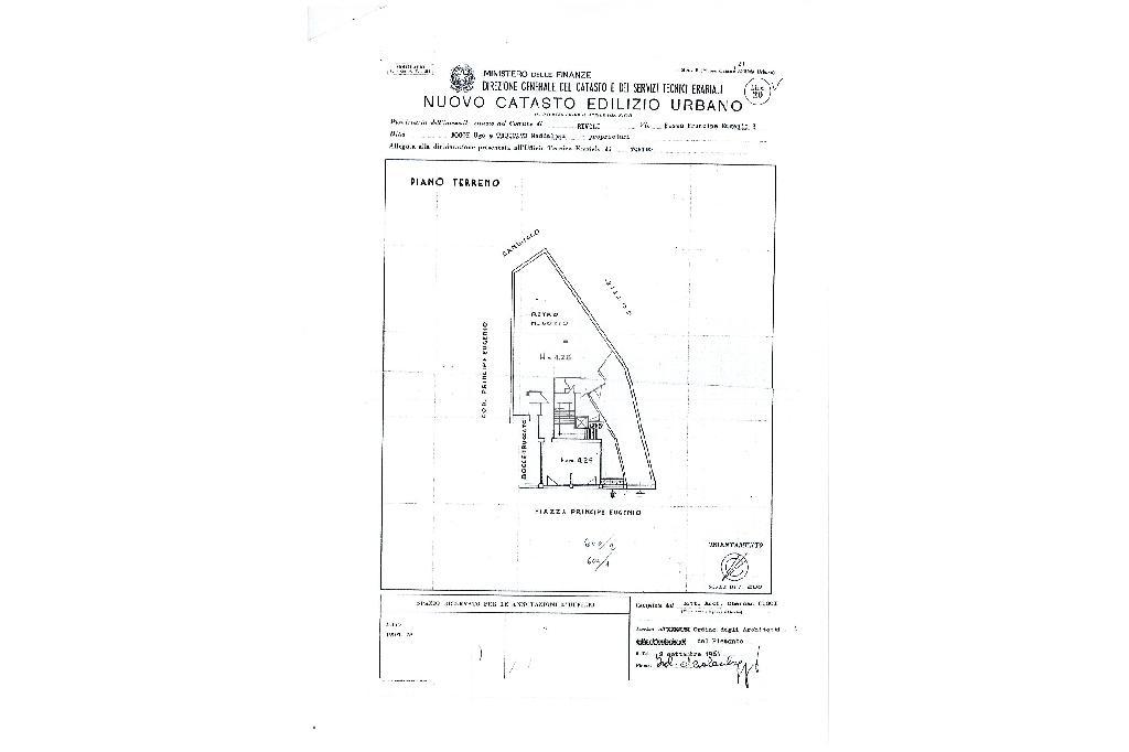 Negozio in Piazza Principe Eugenio 3, Rivoli, {3} - Planimetria 1