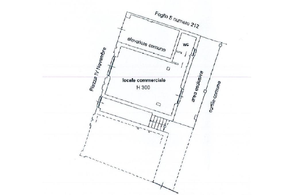 Negozio in Piazza IV Novembre 13, Collegno, {3} - Planimetria 1