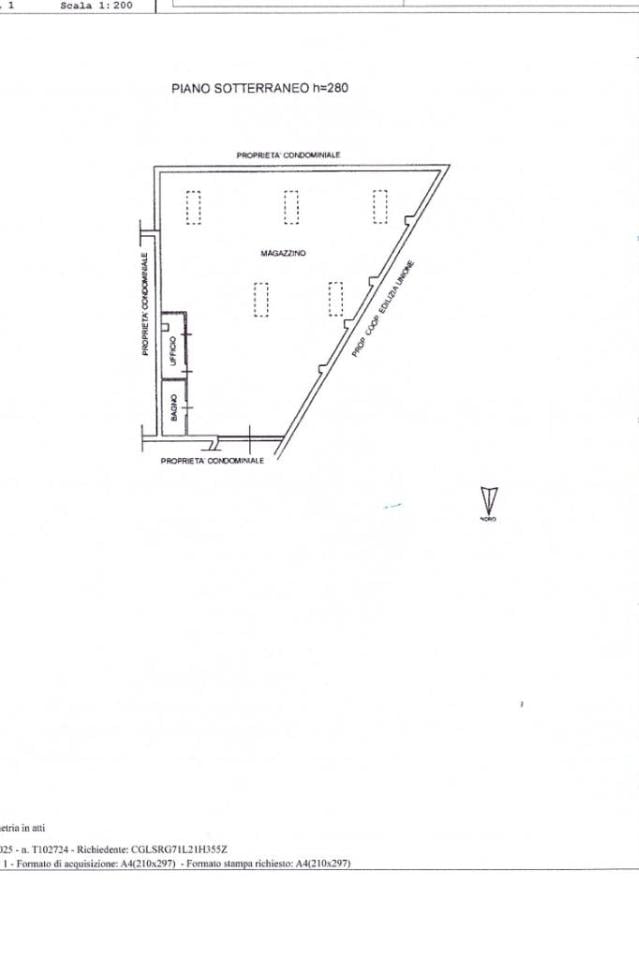 Magazzino in Via Ciamarella 11, Rivoli, {3} - Planimetria 1