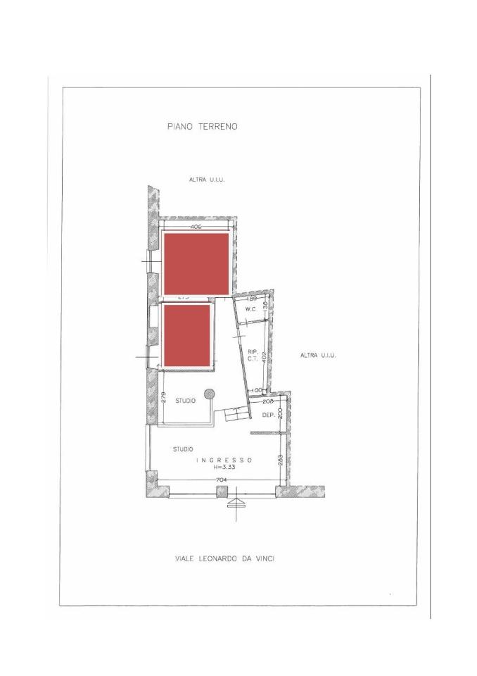 Ufficio in Via Leonardo da Vinci 73, Alassio, {3} - Planimetria 1